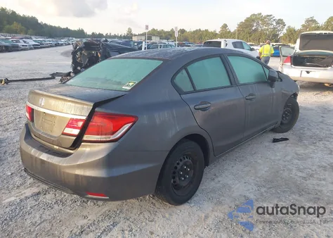 2013 Honda Civic Lx из США, поврежденный, VIN 19XFB2F52DE058658